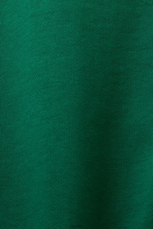 Esprit Embroidered logo sweatshirt, organic cotton Women Dark Green Sweatshirts & Hoodies P0D0X12 - Image 4