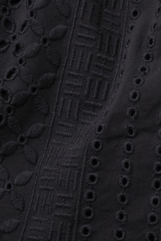 Esprit Embroidered shorts, LENZING ECOVERO Women Black Shorts P0D0X210 - Image 4