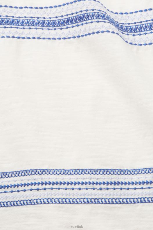 Esprit Embroidered t-shirt, 100% cotton Women Ice T-Shirts P0D0X97 - Image 4