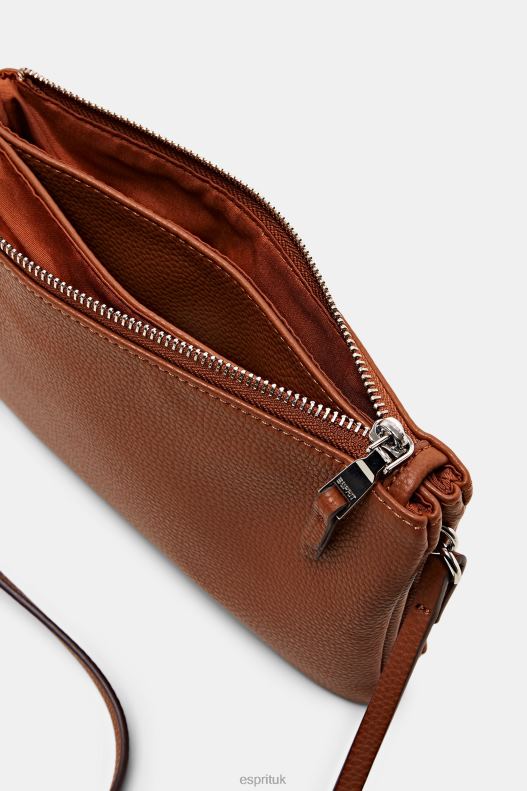 Esprit Faux leather shoulder bag Women Rust Brown Accessories P0D0X25 - Image 2