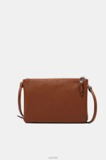 Esprit Faux leather shoulder bag Women Rust Brown Accessories P0D0X25