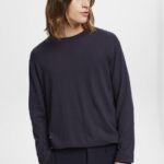 Esprit Fine knit jumper Men Navy Sweaters P0D0X684