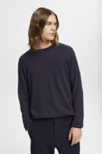 Esprit Fine knit jumper Men Navy Sweaters P0D0X684
