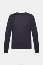 Esprit Fine knit jumper Men Navy Sweaters P0D0X684 - Image 5