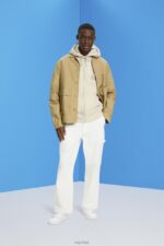 Esprit Full-length zip hoodie Men Light Taupe Sweatshirts & Hoodies P0D0X635 - Image 2