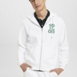 Esprit Full-length zip hoodie Men White Sweatshirts & Hoodies P0D0X634