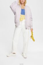 Esprit High-rise dad fit jeans Women Off White Denim P0D0X320 - Image 2