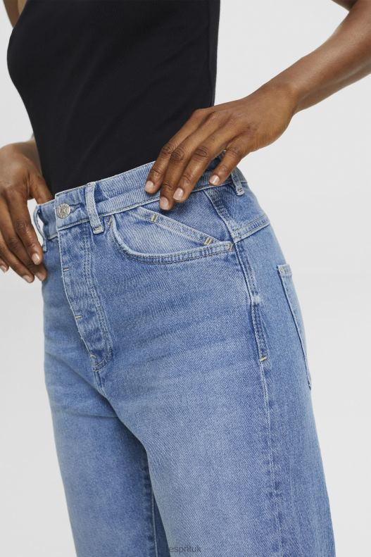Esprit High-rise dad jeans Women Blue Light Wash Denim P0D0X315 - Image 3