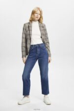 Esprit High-rise dad jeans Women Blue Medium Wash Denim P0D0X314 - Image 2