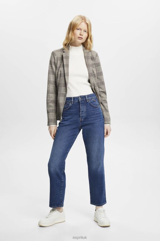 Esprit High-rise dad jeans Women Blue Medium Wash Denim P0D0X314 - Image 2