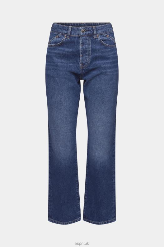 Esprit High-rise dad jeans Women Blue Medium Wash Denim P0D0X314 - Image 5