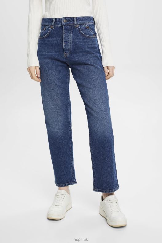 Esprit High-rise dad jeans Women Blue Medium Wash Denim P0D0X314 - Image 1