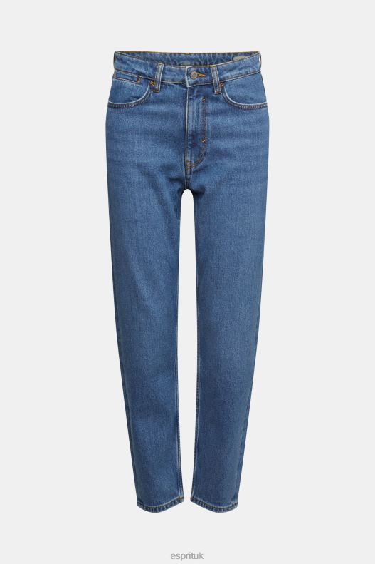 Esprit High rise mom jeans Women Blue Medium Wash Denim P0D0X526 - Image 5