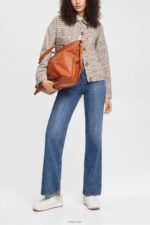 Esprit High rise retro flare jeans Women Blue Medium Wash Denim P0D0X327 - Image 2