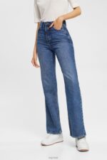 Esprit High rise retro flare jeans Women Blue Medium Wash Denim P0D0X327