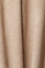 Esprit High-rise rib knit trousers Women Taupe Trousers & Pants P0D0X467 - Image 4