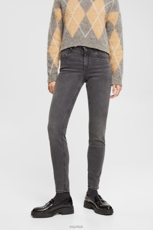 Esprit High-rise shaping jeans Women Grey Dark Wash Denim P0D0X342 - Image 1