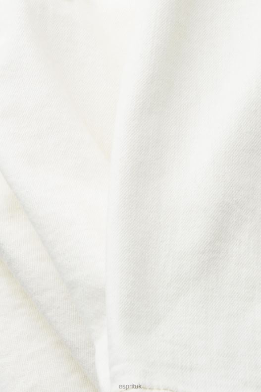 Esprit High-rise shorts Women Off White Shorts P0D0X264 - Image 4