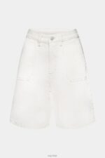 Esprit High-rise shorts Women Off White Shorts P0D0X264 - Image 5