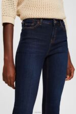 Esprit High-rise skinny bootcut jeans Women Blue Dark Wash Denim P0D0X338 - Image 3