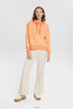 Esprit Hoodie with heart Women Golden Orange Sweatshirts & Hoodies P0D0X353 - Image 2