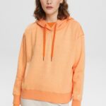 Esprit Hoodie with heart Women Golden Orange Sweatshirts & Hoodies P0D0X353
