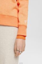 Esprit Hoodie with heart Women Golden Orange Sweatshirts & Hoodies P0D0X353 - Image 3