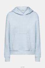 Esprit Hoodie with kangaroo pocket Women Pastel Blue Sweatshirts & Hoodies P0D0X351 - Image 5