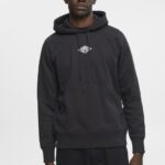 Esprit Hoodie with logo chest print Men Black Sweatshirts & Hoodies P0D0X638