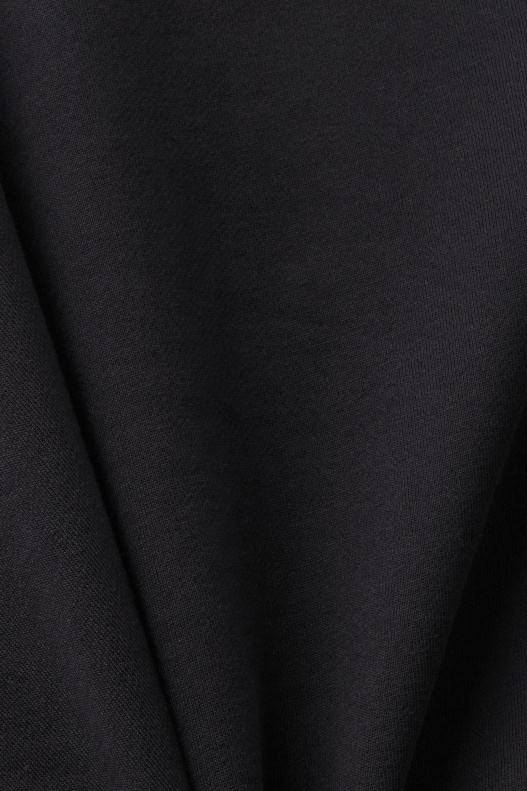 Esprit Hoodie with logo chest print Men Black Sweatshirts & Hoodies P0D0X638 - Image 4