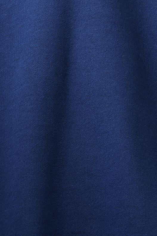Esprit Hoodie with logo chest print Men Ink Sweatshirts & Hoodies P0D0X641 - Image 4