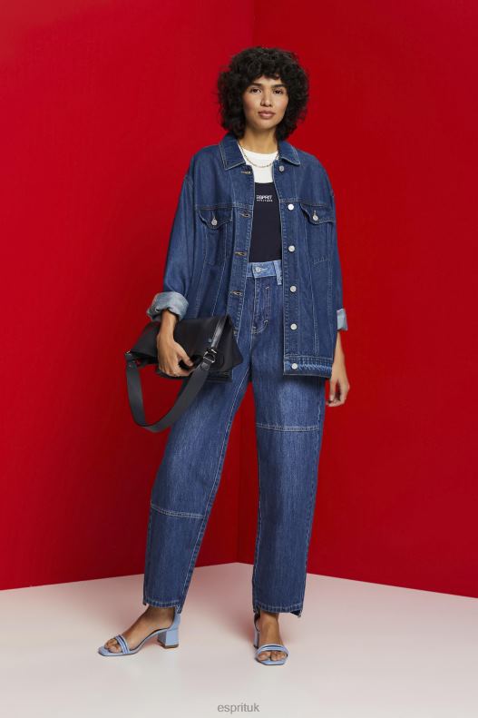 Esprit Jeans in a 90s design Women Blue Dark Wash Denim P0D0X300 - Image 2