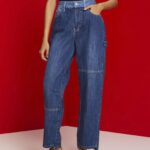 Esprit Jeans in a 90s design Women Blue Dark Wash Denim P0D0X300