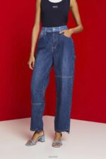 Esprit Jeans in a 90s design Women Blue Dark Wash Denim P0D0X300