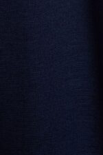 Esprit Jersey dress with bell sleeves Women Navy Dresses P0D0X64 - Image 4