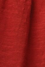 Esprit Jersey dress with embroidered lace sleeves Women Terracotta Dresses P0D0X60 - Image 4