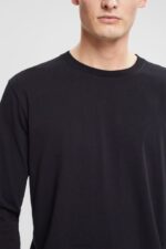 Esprit Jersey long sleeve top Men Black Long Sleeve P0D0X946 - Image 3
