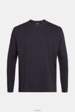 Esprit Jersey long sleeve top Men Black Long Sleeve P0D0X946 - Image 5