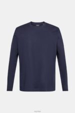 Esprit Jersey long sleeve top Men Navy Long Sleeve P0D0X948 - Image 5