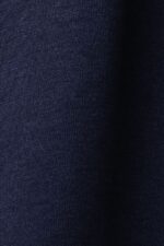 Esprit Jersey midi dress with a tie belt Women Navy Dresses P0D0X63 - Image 4