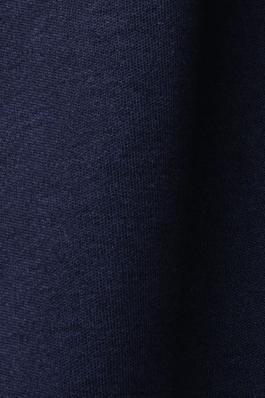 Esprit Jersey midi dress with a tie belt Women Navy Dresses P0D0X63 - Image 4