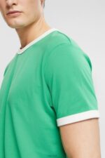 Esprit Jersey T-shirt Men Green T-Shirts P0D0X955 - Image 3