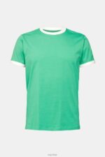 Esprit Jersey T-shirt Men Green T-Shirts P0D0X955 - Image 5