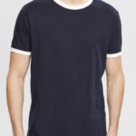 Esprit Jersey T-shirt Men Navy T-Shirts P0D0X956