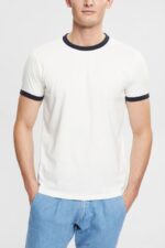 Esprit Jersey T-shirt Men Off White T-Shirts P0D0X954