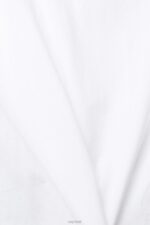 Esprit Jersey T-shirt with an embroidered logo Men White T-Shirts P0D0X915 - Image 4