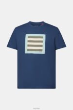 Esprit Jersey T-shirt with print, 100% cotton Men Grey Blue T-Shirts P0D0X585 - Image 5