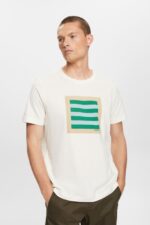 Esprit Jersey T-shirt with print, 100% cotton Men Ice T-Shirts P0D0X583
