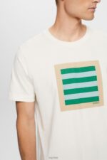 Esprit Jersey T-shirt with print, 100% cotton Men Ice T-Shirts P0D0X583 - Image 3