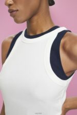 Esprit Jersey tank top Women Off White Tank P0D0X241 - Image 3